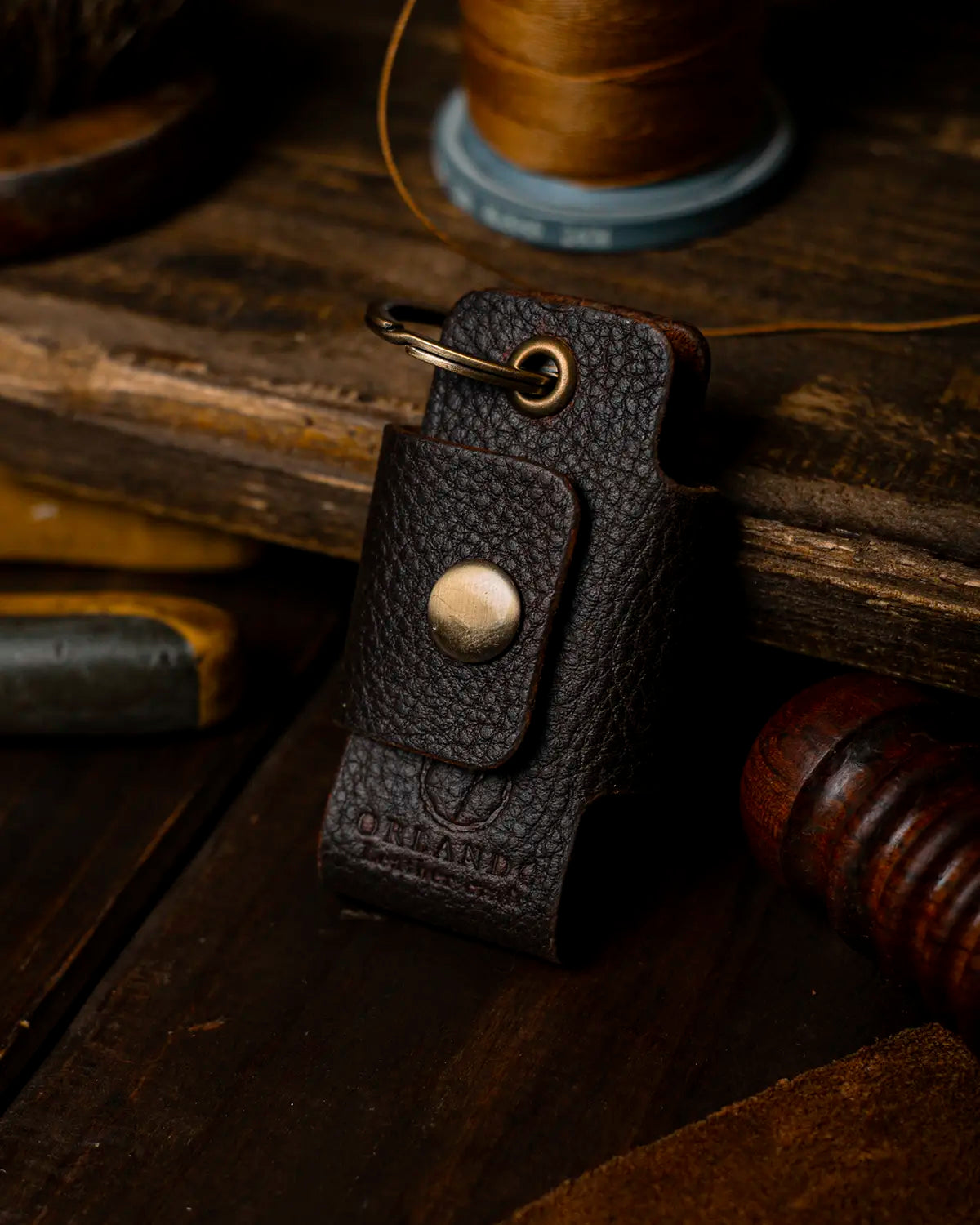 Estuche de llaves - Dark Brown