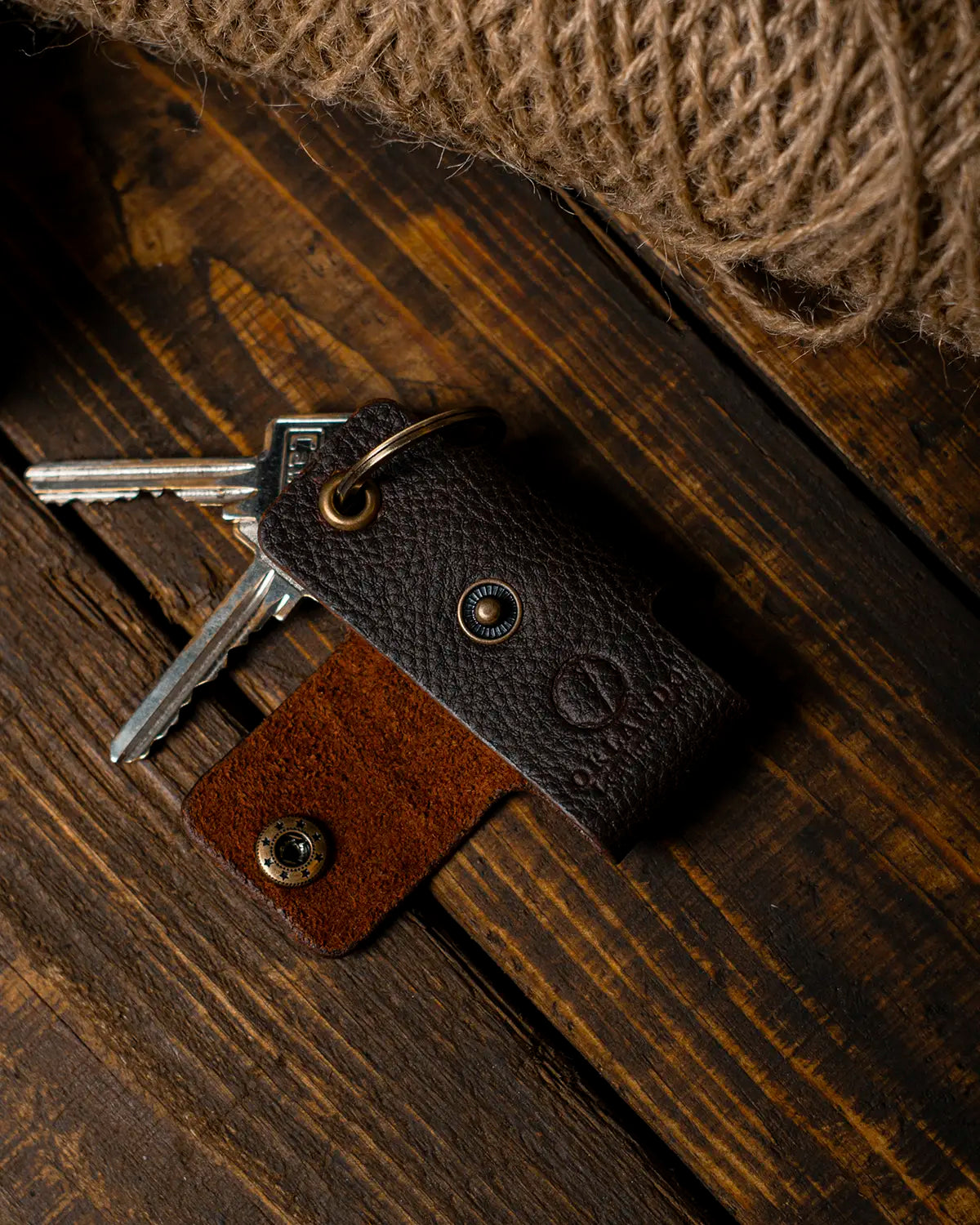 Estuche de llaves - Dark Brown