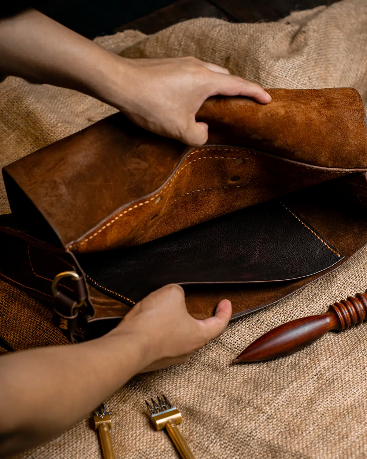 Messenger Bag - Dark Brown