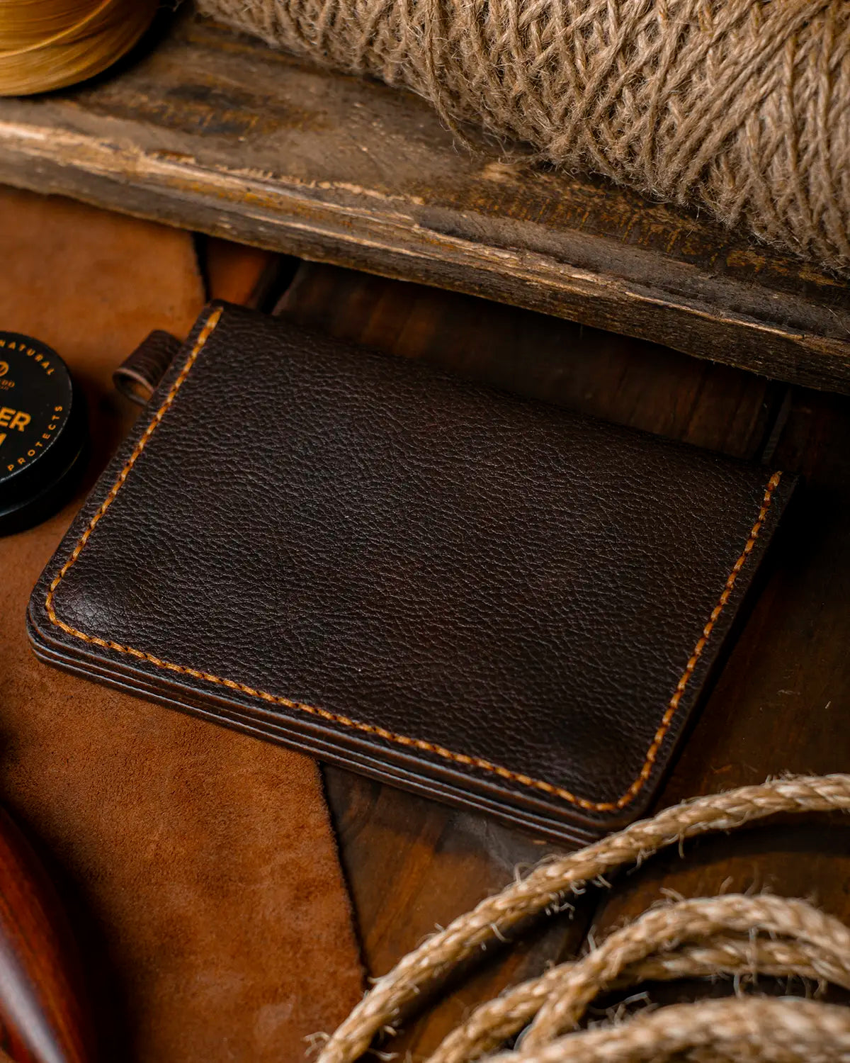 Passport Holder - Dark Brown