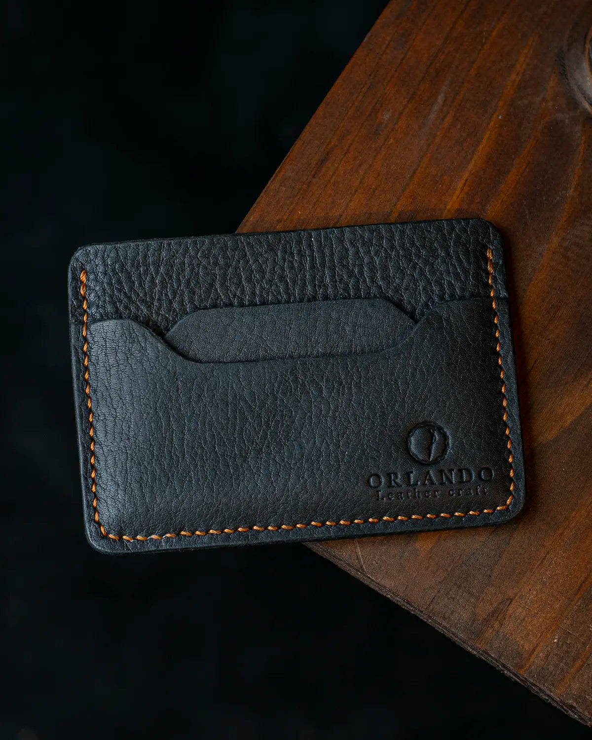 Slim Card Holder - Black