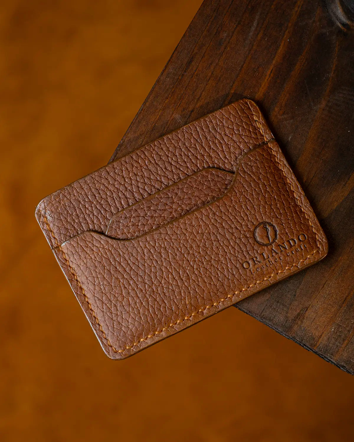 Slim Card Holder - Brown