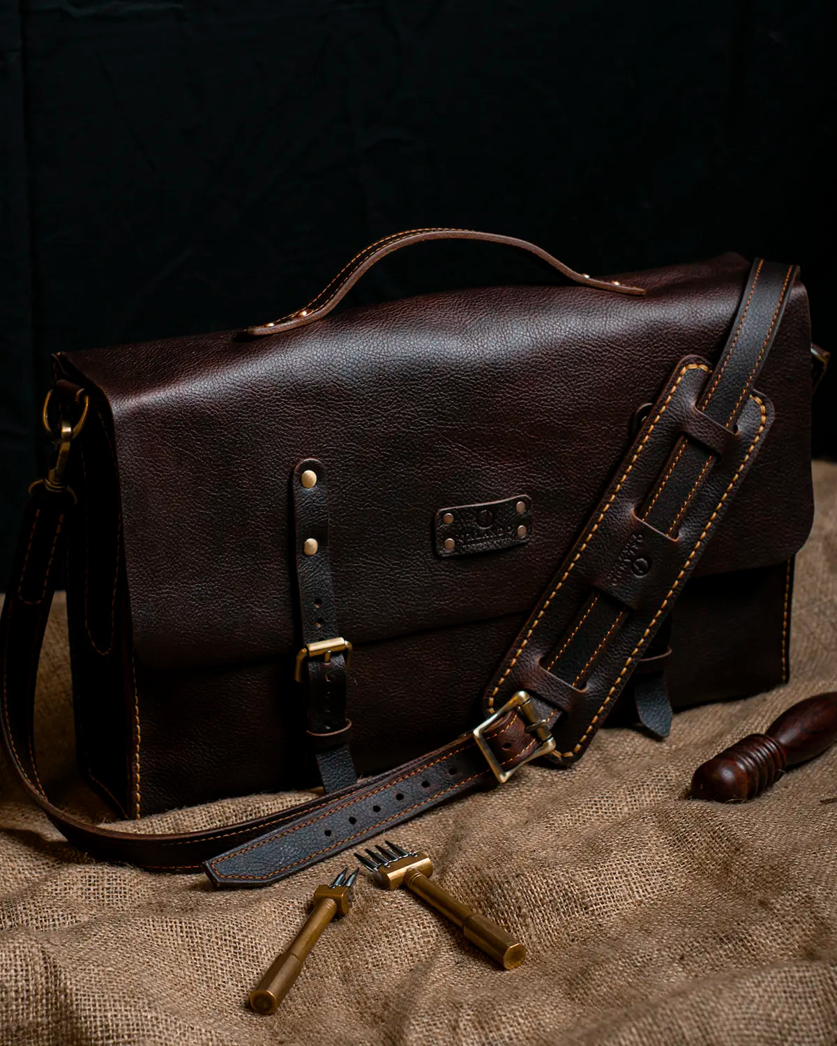Nomad Satchel - Dark Brown
